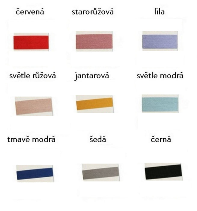 Lila hedvábný náhrdelník s mincí