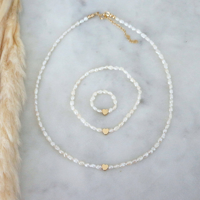 Set perlových šperků Amore